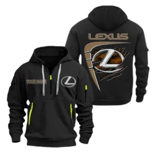Lexus Hoodie Half Zipper CAR1141012094, All Over Print Hoodie Half Zipper