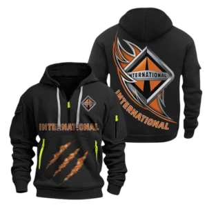 International Hoodie Half Zipper CAR1331052047, All Over Print Hoodie Half Zipper