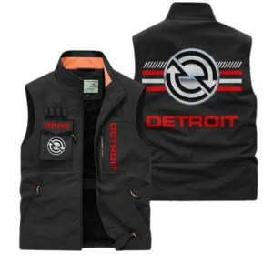 Detroit Diesel Outdoor Sleeveless Vest CAR1421021222, All Over PrintOutdoor Sleeveless Vest