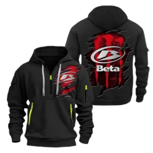 Beta motorcycles Hoodie Half Zipper CAR1591512036, All Over Print Hoodie Half Zipper