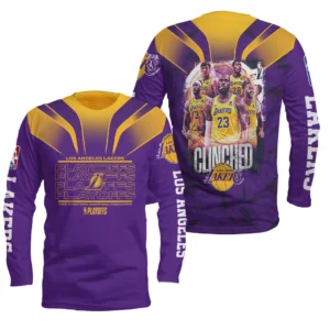 Los Angeles Lakers Sweatshirt NBA09182024283, NBA Sports All Over Print Sweatshirt