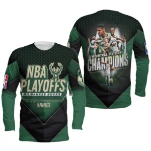 Milwaukee Bucks Sweatshirt NBA09182024285, NBA Sports All Over Print Sweatshirt