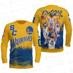 Stephen Curry - Warriors Sweatshirt NBA09182024291, NBA Sports All Over Print Sweatshirt