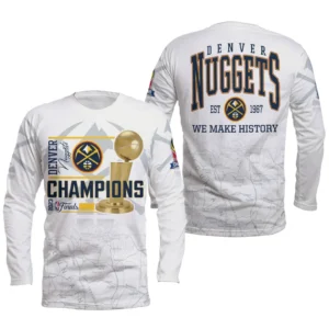 Denver Nuggets 1St Sweatshirt NBA09182024295, NBA Sports All Over Print Sweatshirt
