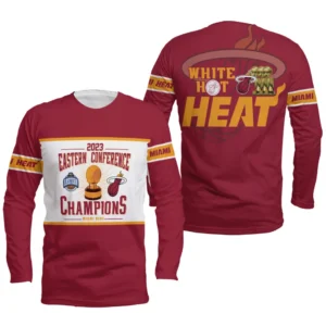 Miami Heat Sweatshirt NBA09182024299, NBA Sports All Over Print Sweatshirt