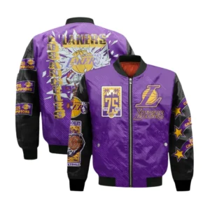 Los Angeles Lakers Bomber Jacket NBA09212024198, NBA Sports All Over Print  Bomber Jacket