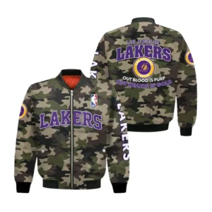 Los Angeles Lakers Bomber Jacket NBA09212024205, NBA Sports All Over Print  Bomber Jacket