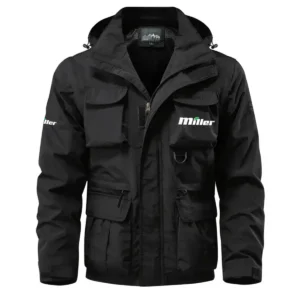 Miller Exclusive Logo Waterproof Multi Pocket Jacket Detachable Hood and Sleeves OUFAMPJ0819MLZ - Miller Gift