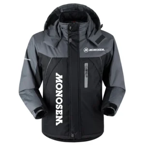 Monosem Exclusive Logo Outdoor Charging Suit Plush Waterproof Windproof Jacket Detachable Hood OUFAPCS0819MOZ - Monosem Gift