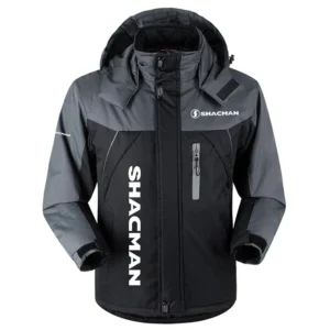 Shacman Exclusive Logo Outdoor Charging Suit Plush Waterproof Windproof Jacket Detachable Hood OUFAPCS0819SMZ - Shacman Gift