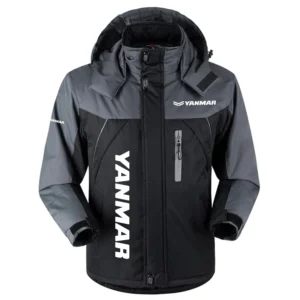Yanmar Exclusive Logo Outdoor Charging Suit Plush Waterproof Windproof Jacket Detachable Hood OUFAPCS0819YAZ - Yanmar Gift