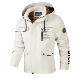 Foton Exclusive Logo Multi-Pocket Windbreaker Jacket, Waterproof, Detachable Hood Coat OUFASJ0819FOZ - Foton Gift