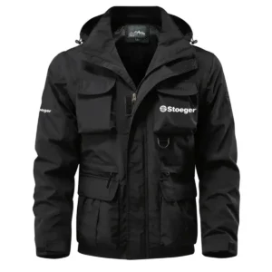 Stoeger Exclusive Logo Waterproof Multi Pocket Jacket Detachable Hood and Sleeves OUHUMPJ0815SGZ - Stoeger Gift