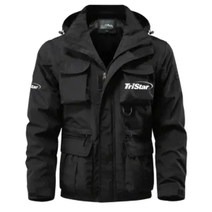 TriStar Arms Exclusive Logo Waterproof Multi Pocket Jacket Detachable Hood and Sleeves OUHUMPJ0815TAZ - TriStar Arms Gift