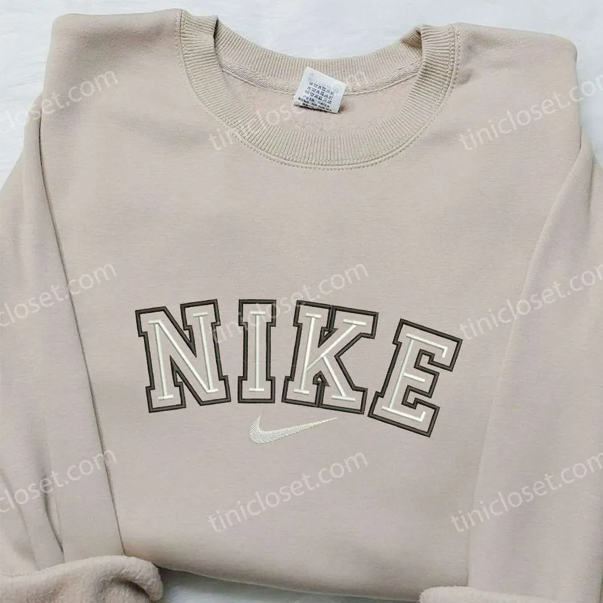 Custom Nike Embroidered Sweatshirt, Nike Inspired Embroidered Shirt, Best Birthday Gift Ideas