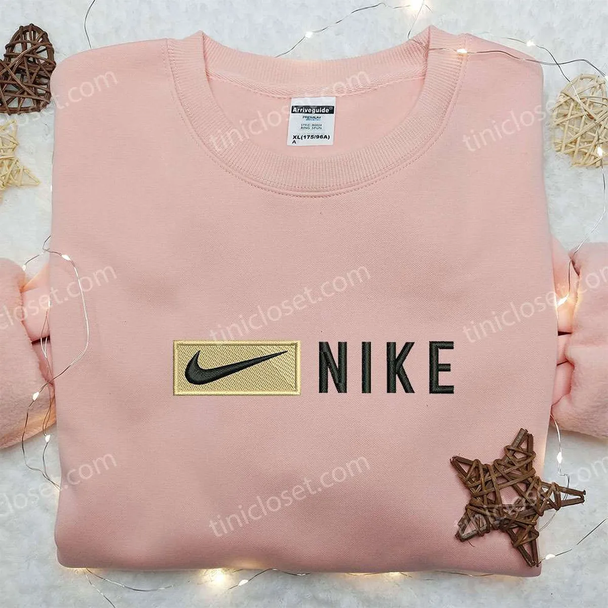 Custom Nike Embroidered Sweatshirt, Nike Inspired Embroidered Shirt, Best Birthday Gifts Ideas