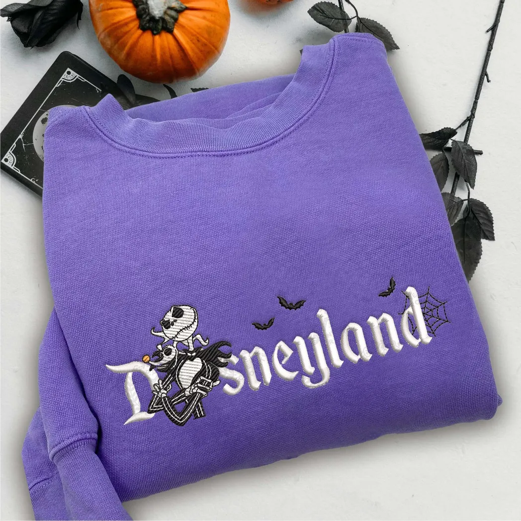 Jack Skellington The Nightmare Before Christmas Movies Embroidered Sweatshirt Fashion Style