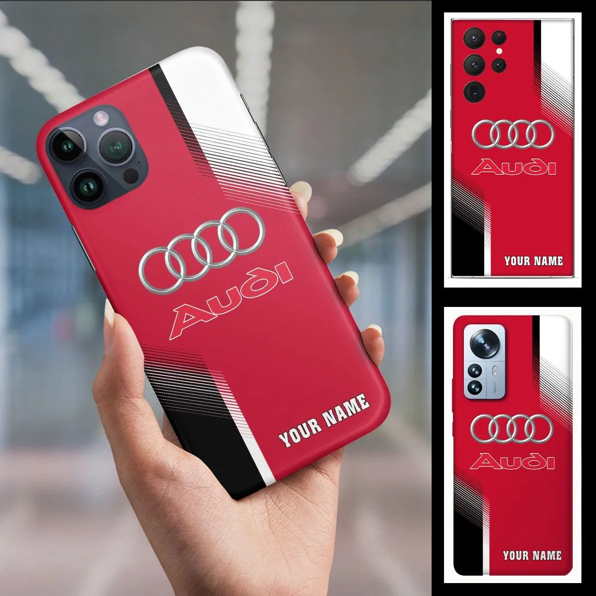 Audi Phone Case, Gift For Audi Fan CAR456051725011