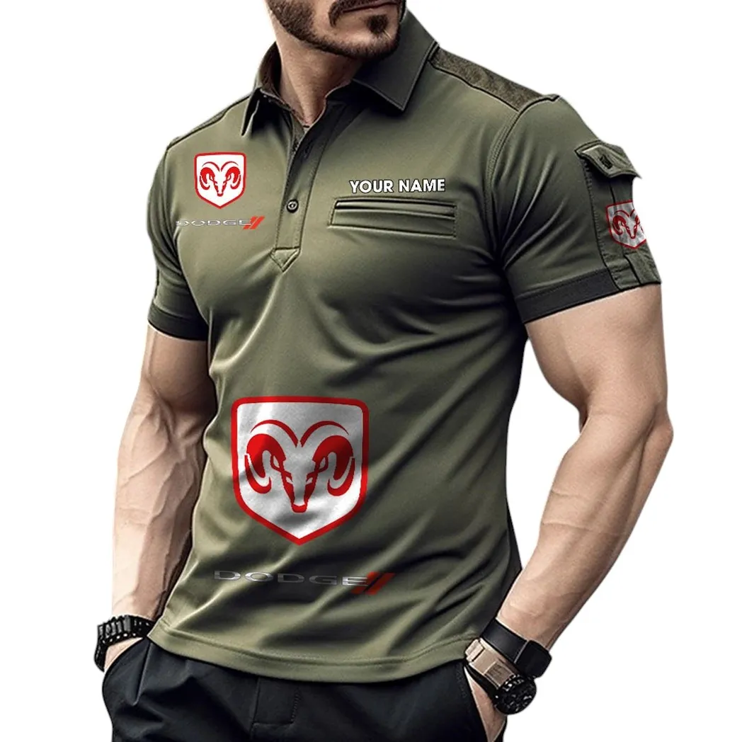 Dodge Pocket Polo Shirt, All Over Print Shirt For Dodge Fan CAR450051325380 - Green