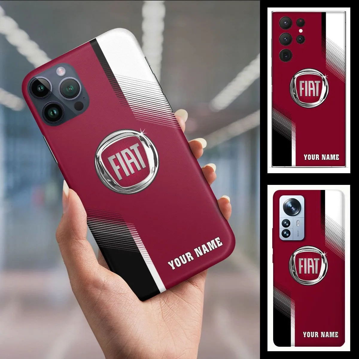 Fiat Phone Case, Gift For Fiat Fan CAR456051725051