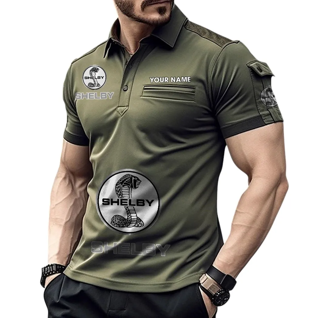 Ford Shelby Pocket Polo Shirt, All Over Print Shirt For Ford Shelby Fan CAR450051325372 - Green