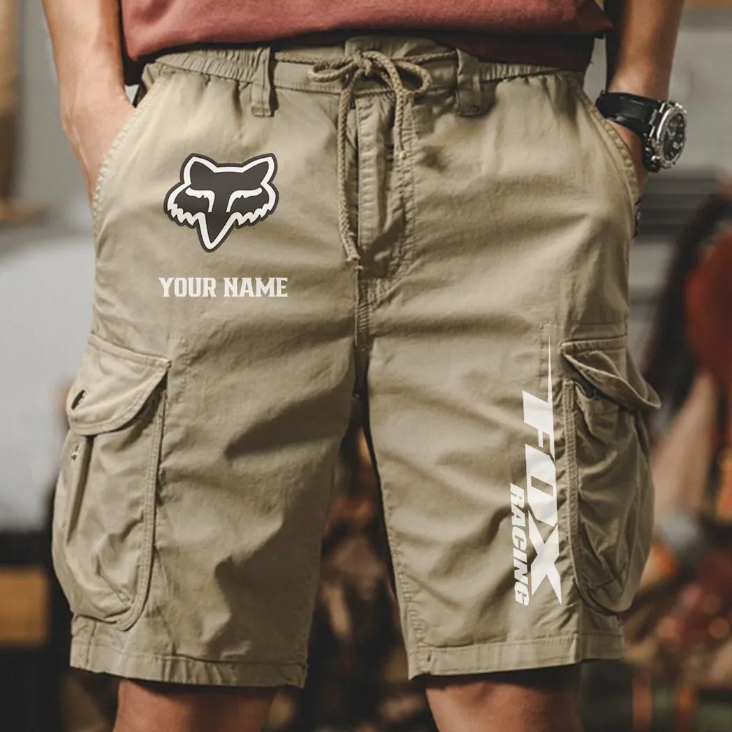 Fox Racing Men Pocket Workwear Shorts, Pants For Fox Racing Fan CAR454051625016 - Khaki