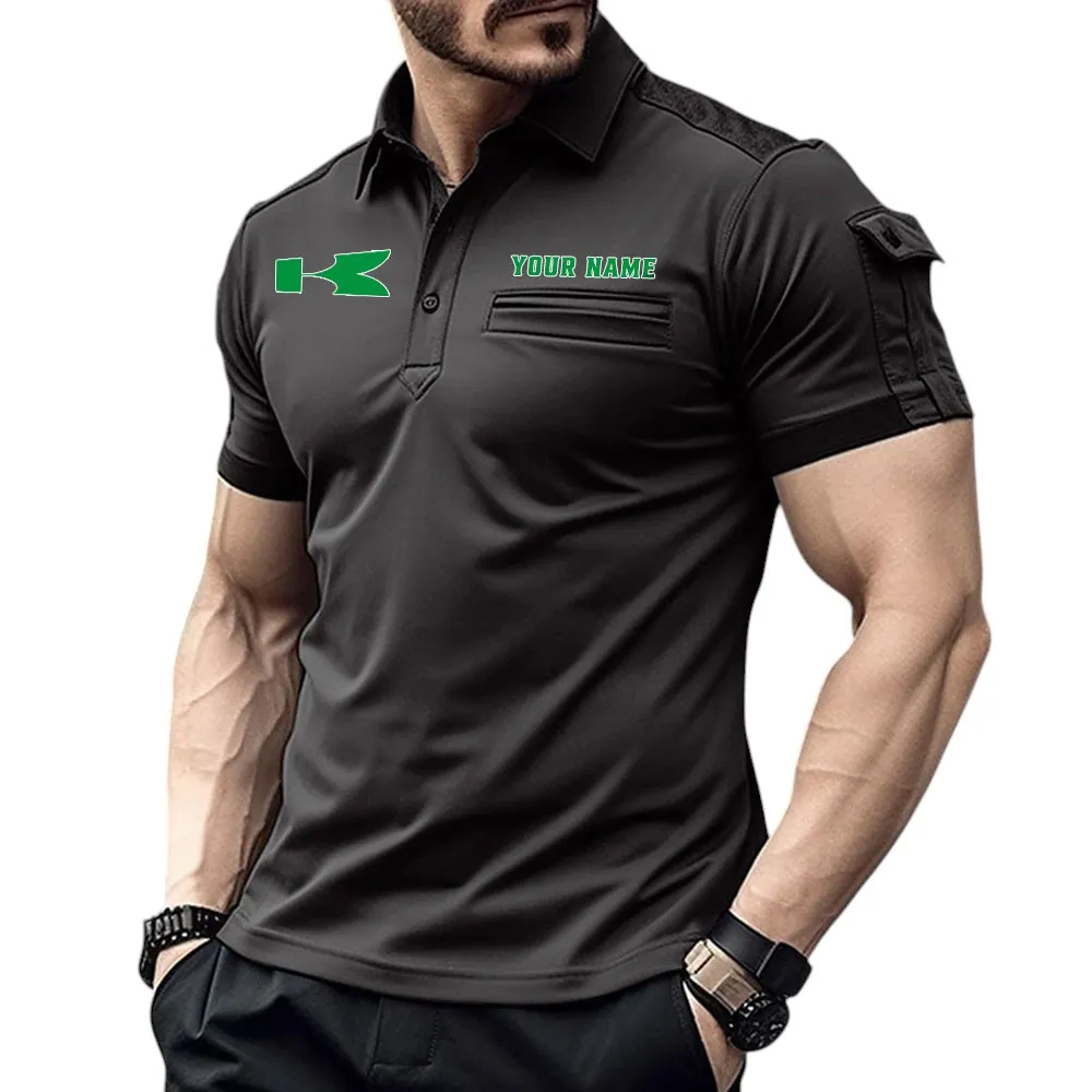 Kawasaki Pocket Polo Shirt, All Over Print Shirt For Kawasaki Fan CAR445060325057 - Black