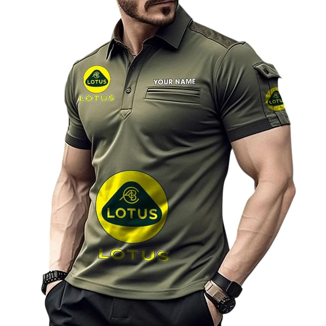 Lotus Pocket Polo Shirt, All Over Print Shirt For Lotus Fan CAR450051325355 - Green