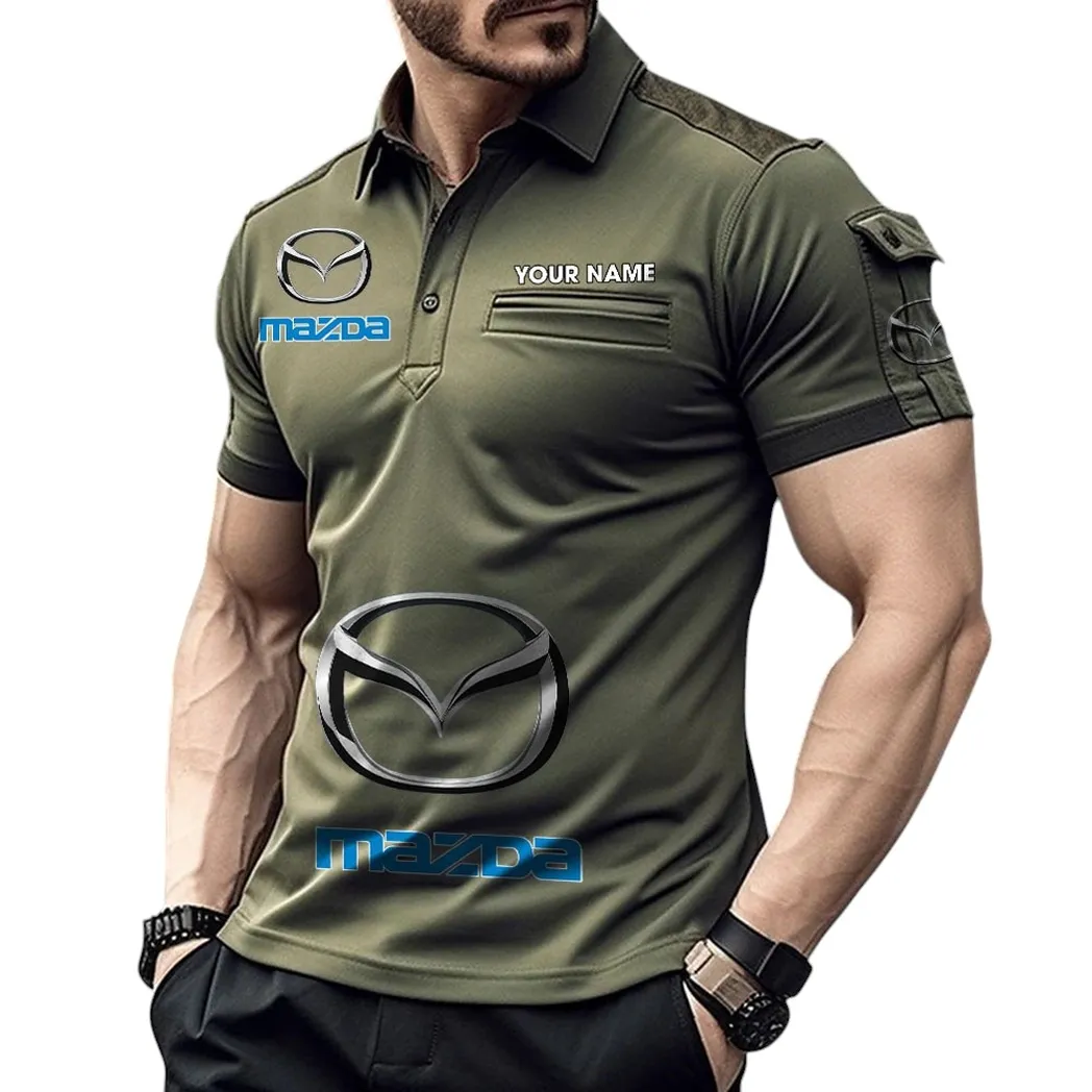 Mazda Pocket Polo Shirt, All Over Print Shirt For Mazda Fan CAR450051325373 - Green