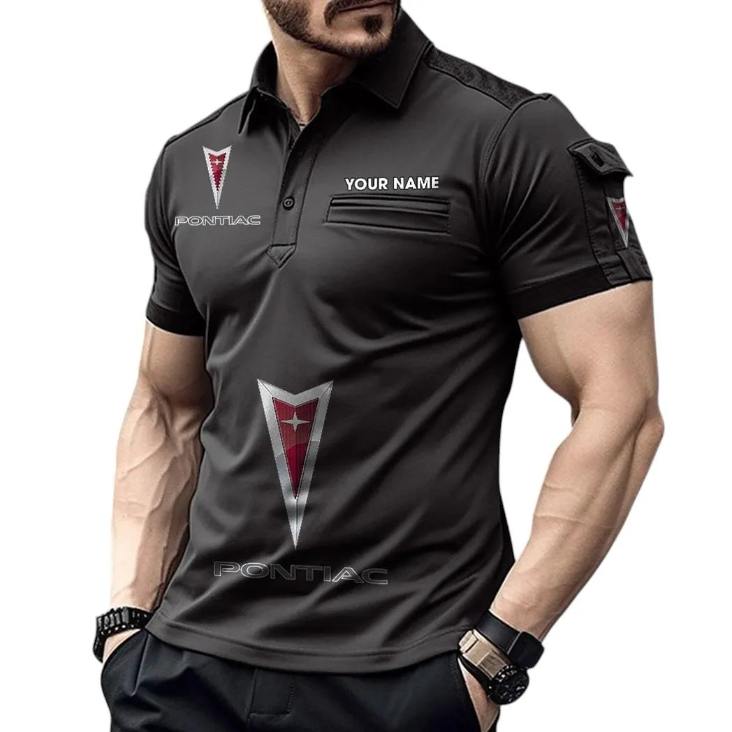 Pontiac Pocket Polo Shirt, All Over Print Shirt For Pontiac Fan CAR450051325403 - Black