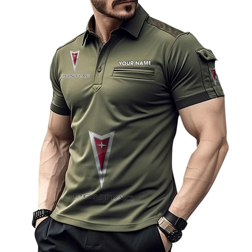 Pontiac Pocket Polo Shirt, All Over Print Shirt For Pontiac Fan CAR450051325403 - Green