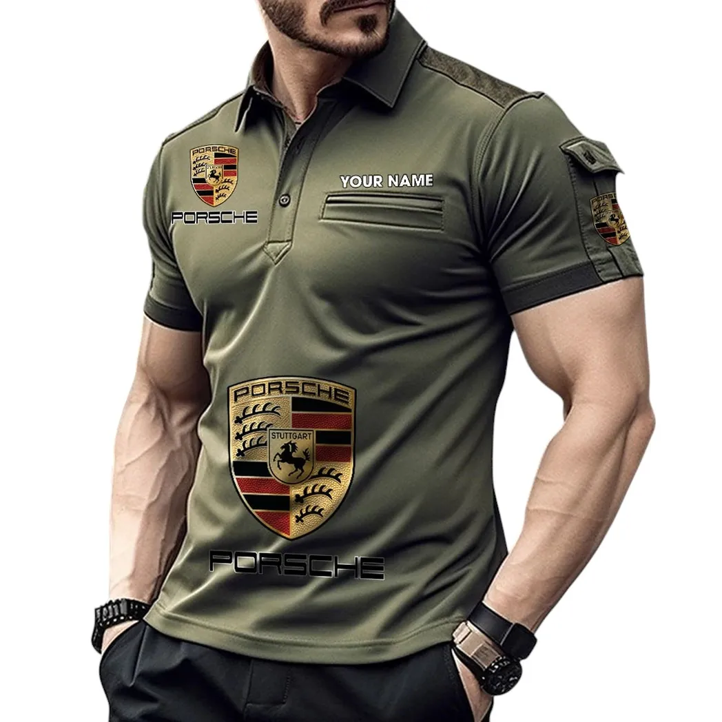 Renault Pocket Polo Shirt, All Over Print Shirt For Renault Fan CAR450051325390 - Green