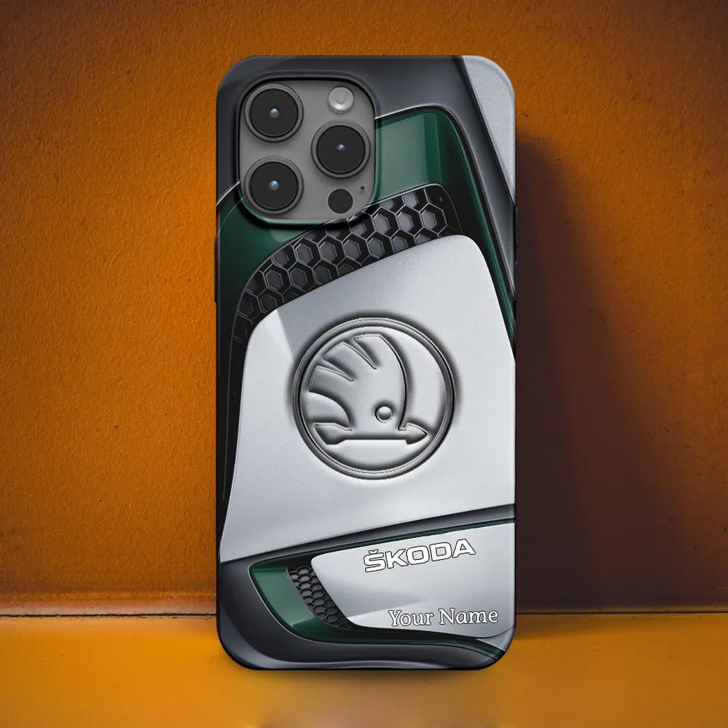Skoda Phone Case, All Over Print Phone Case Skoda DCAR465212083