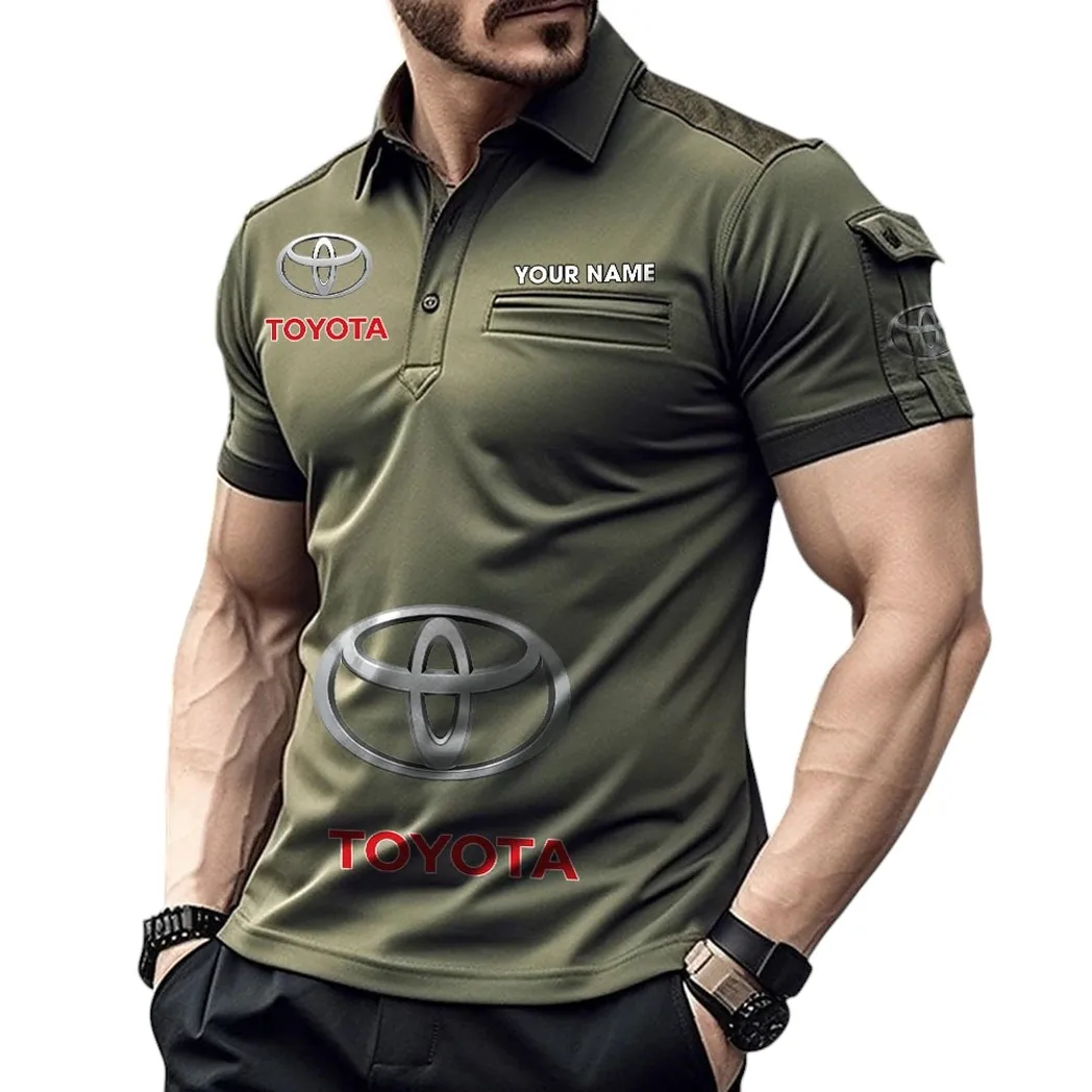 Toyota Pocket Polo Shirt, All Over Print Shirt For Toyota Fan CAR450051325399 - Green
