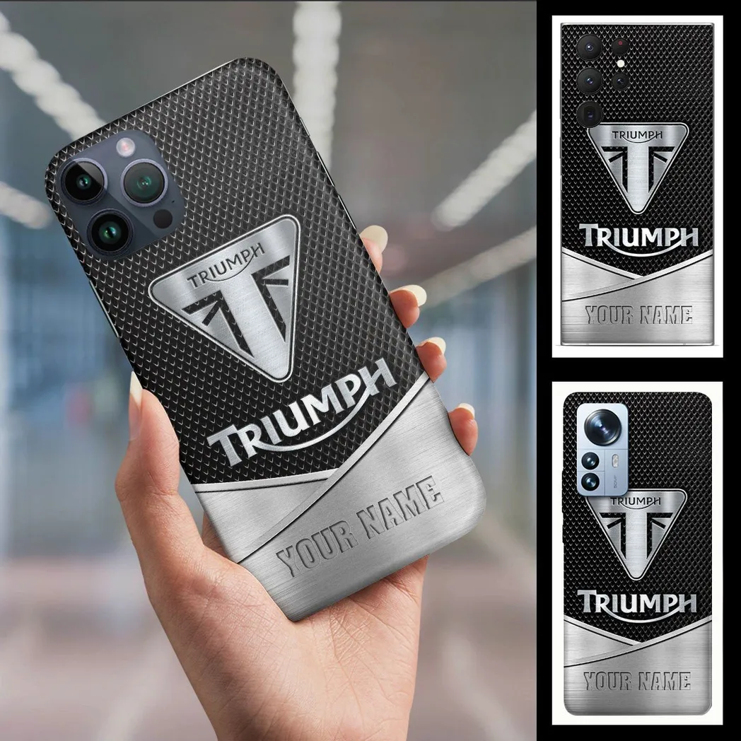 Triumph Motorcycles Phone Case, All Over Print Phone Case Triumph Motorcycles DCAR459212060