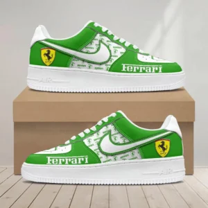 Sport Car Enthusiasts Gift Air Low-Top Sneakers, Nike Sneaker 3D Print For Car Owner - Green CAR1203222039
