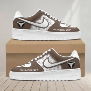 Car Enthusiasts Gift Air Low-Top Sneakers, Nike Sneaker 3D Print For Car Owner - Brown CAR1203222089