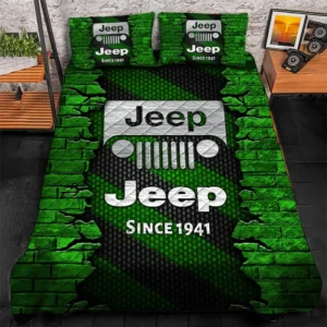 Truck Lover Gift Bedding Set, Duvet Cover All Over Print For Truck Enthusiasts CAR156031325383 - Green