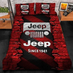 Truck Lover Gift Bedding Set, Duvet Cover All Over Print For Truck Enthusiasts CAR156031325383 - Red