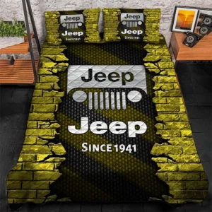 Truck Lover Gift Bedding Set, Duvet Cover All Over Print For Truck Enthusiasts CAR156031325383 - Yellow