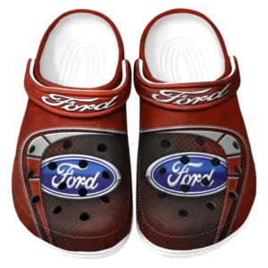 Car Fans Gift Crocs, Clogs All Over Print Gift For Car Owner CAR177031425557 - Red