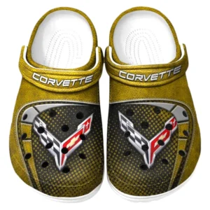 Car Fans Gift Crocs, Clogs All Over Print Gift For Car Owner CAR177031425562 - Yellow