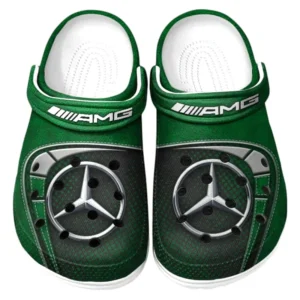 Sport Car Fans Gift Crocs, Clogs All Over Print Gift For Sport Car Owner CAR177031425587 - Green