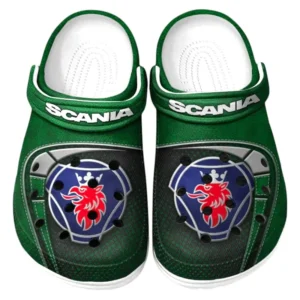 Truck Fans Gift Crocs, Clogs All Over Print Gift For Truck Owner CAR177031425593 - Green