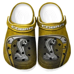 Car Fans Gift Crocs, Clogs All Over Print Gift For Car Owner CAR177031425617 - Yellow