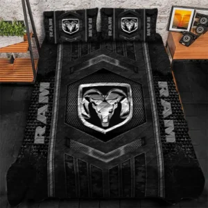 Truck Lover Gift Bedding Set, Duvet Cover All Over Print For Truck Enthusiasts CAR1790317056 - Grey