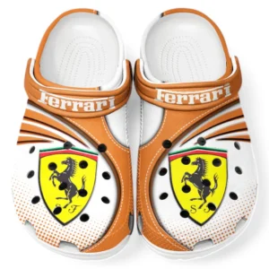 Sport Car Fans Gift Crocs, Clogs All Over Print Gift For Sport Car Owner CAR181031525689 - Orange