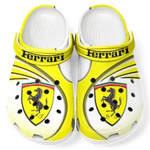 Sport Car Fans Gift Crocs, Clogs All Over Print Gift For Sport Car Owner CAR181031525689 - Yellow