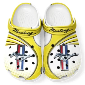 Sport Car Fans Gift Crocs, Clogs All Over Print Gift For Sport Car Owner CAR181031525696 - Yellow