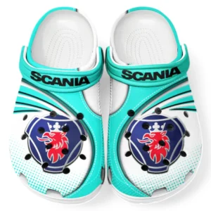 Truck Fans Gift Crocs, Clogs All Over Print Gift For Truck Owner CAR181031525728 - Cyan